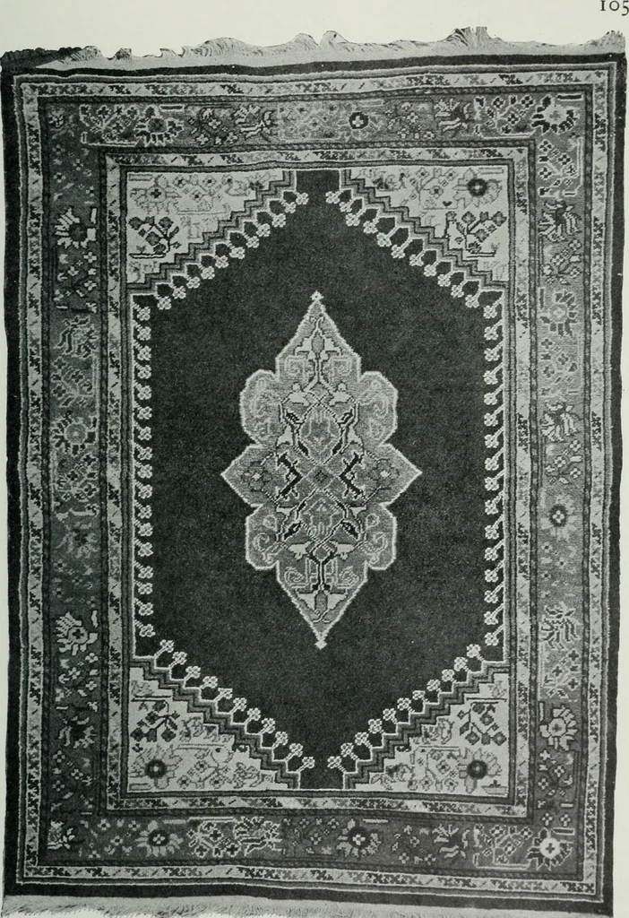 An illustration from Handbuch der orientalischen Teppichkunde, 1922, leaf 127