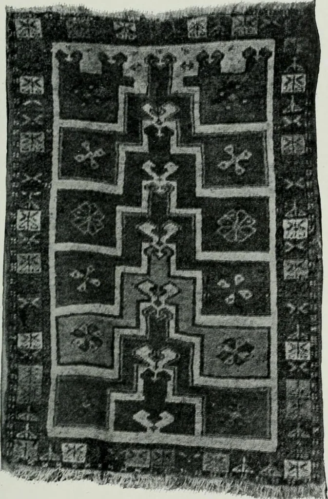 An illustration from Handbuch der orientalischen Teppichkunde, 1922, leaf 153