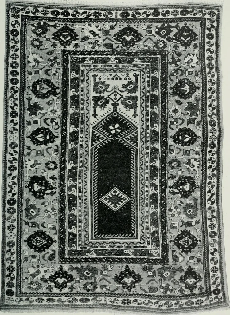 An illustration from Handbuch der orientalischen Teppichkunde, 1922, leaf 157