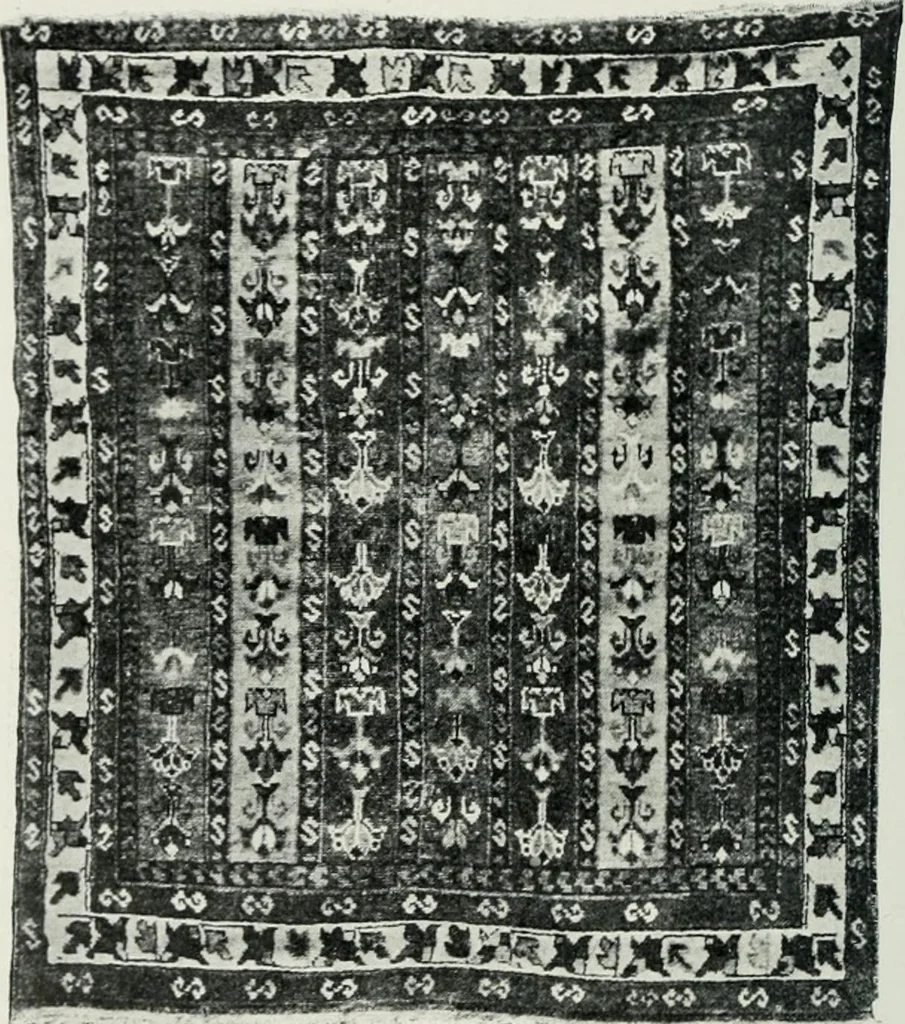 An illustration from Handbuch der orientalischen Teppichkunde, 1922, leaf 158