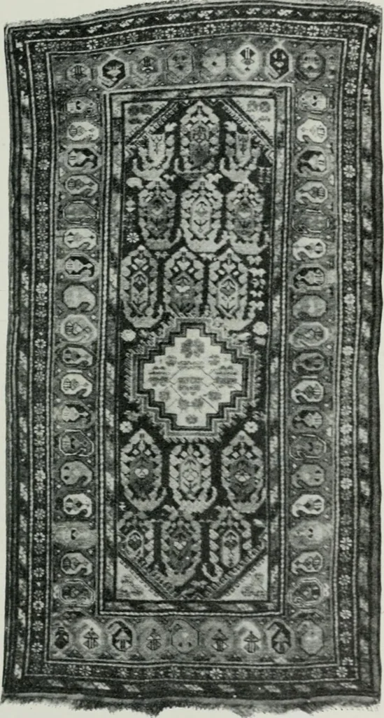 An illustration from Handbuch der orientalischen Teppichkunde, 1922, leaf 179