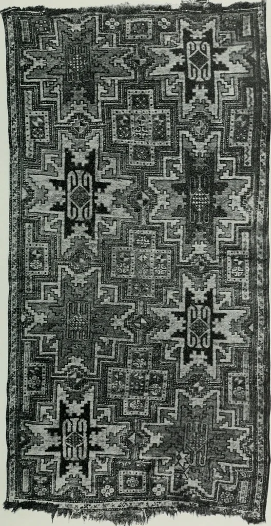 An illustration from Handbuch der orientalischen Teppichkunde, 1922, leaf 181