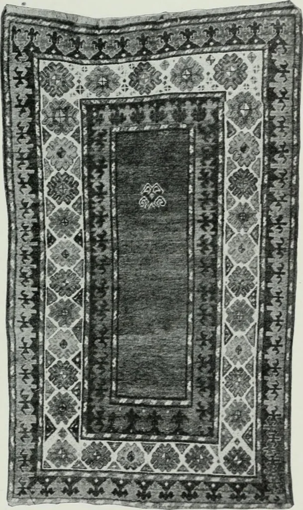 An illustration from Handbuch der orientalischen Teppichkunde, 1922, leaf 187