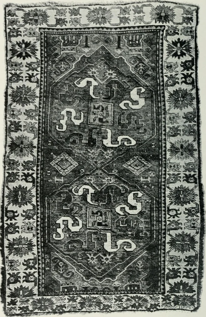 An illustration from Handbuch der orientalischen Teppichkunde, 1922, leaf 190