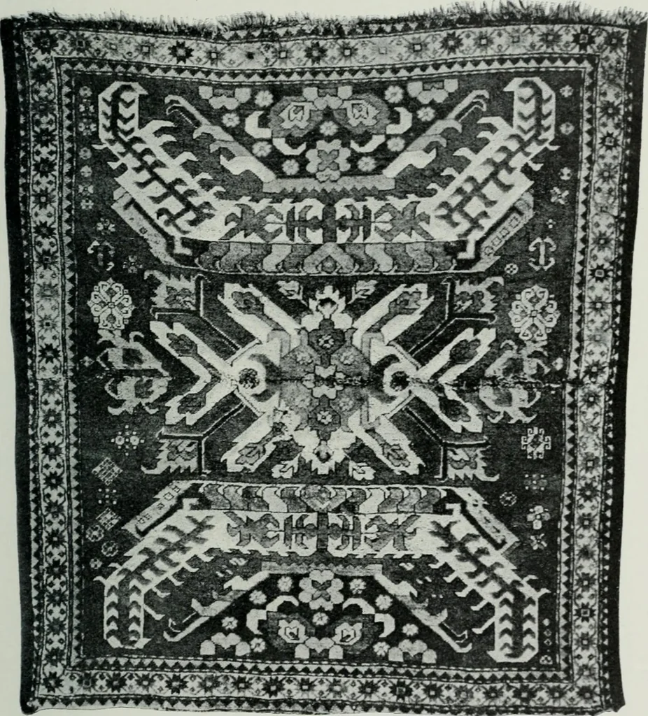 An illustration from Handbuch der orientalischen Teppichkunde, 1922, leaf 191
