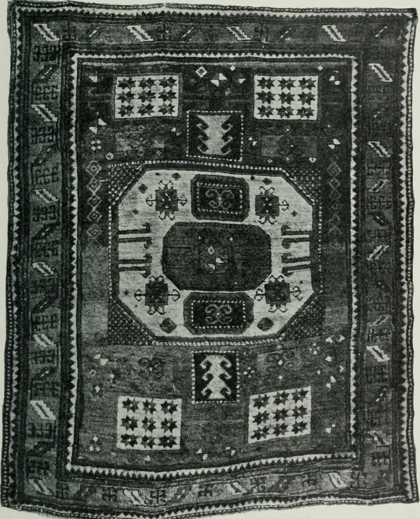 An illustration from Handbuch der orientalischen Teppichkunde, 1922, leaf 193