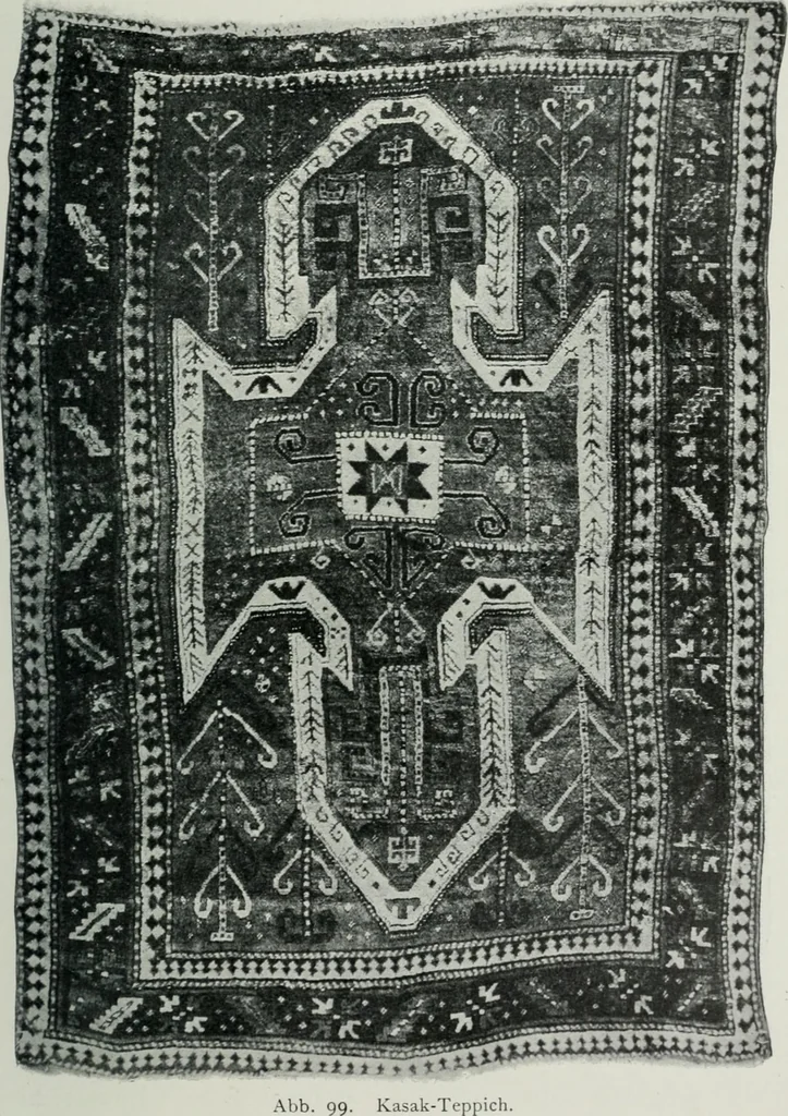 An illustration from Handbuch der orientalischen Teppichkunde, 1922, leaf 195