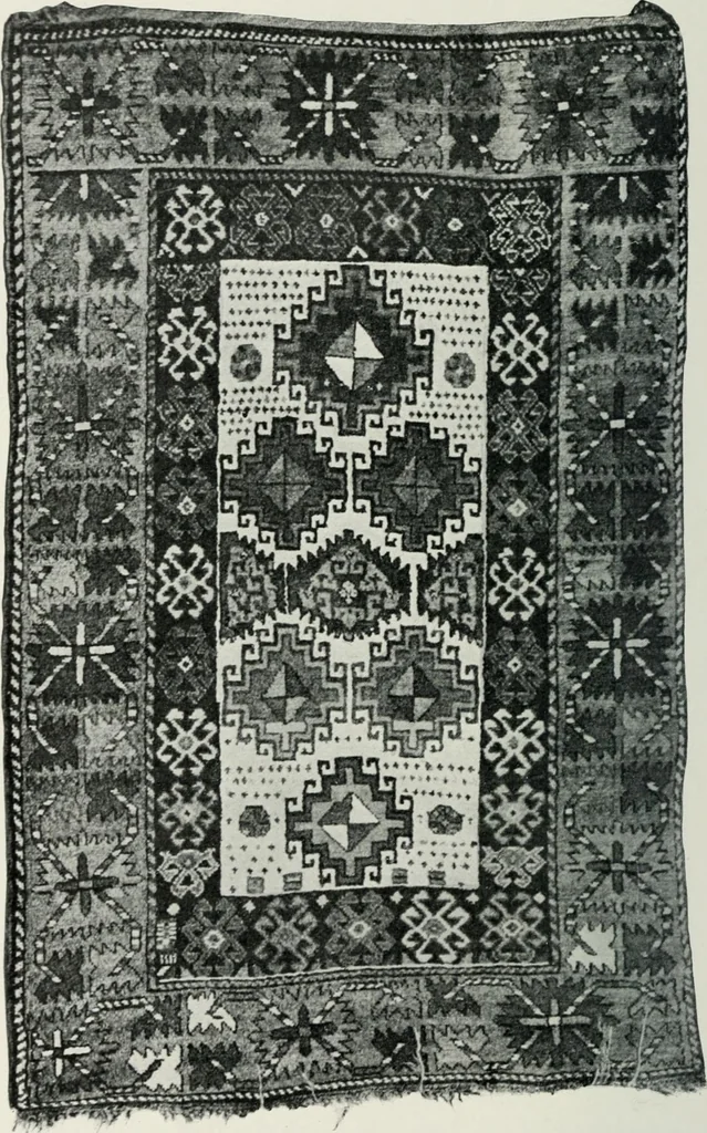 An illustration from Handbuch der orientalischen Teppichkunde, 1922, leaf 198