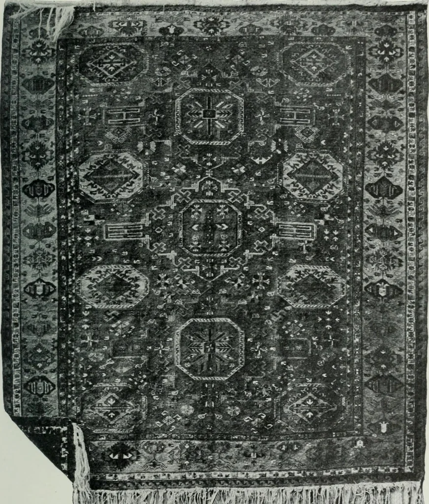 An illustration from Handbuch der orientalischen Teppichkunde, 1922, leaf 201