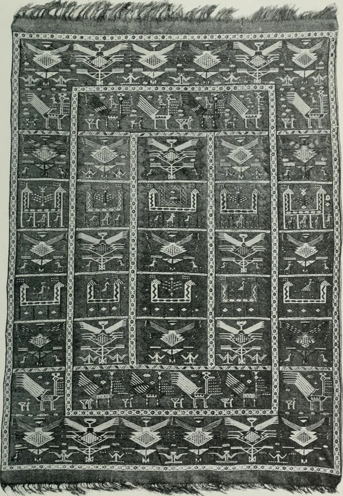 An illustration from Handbuch der orientalischen Teppichkunde, 1922, leaf 203