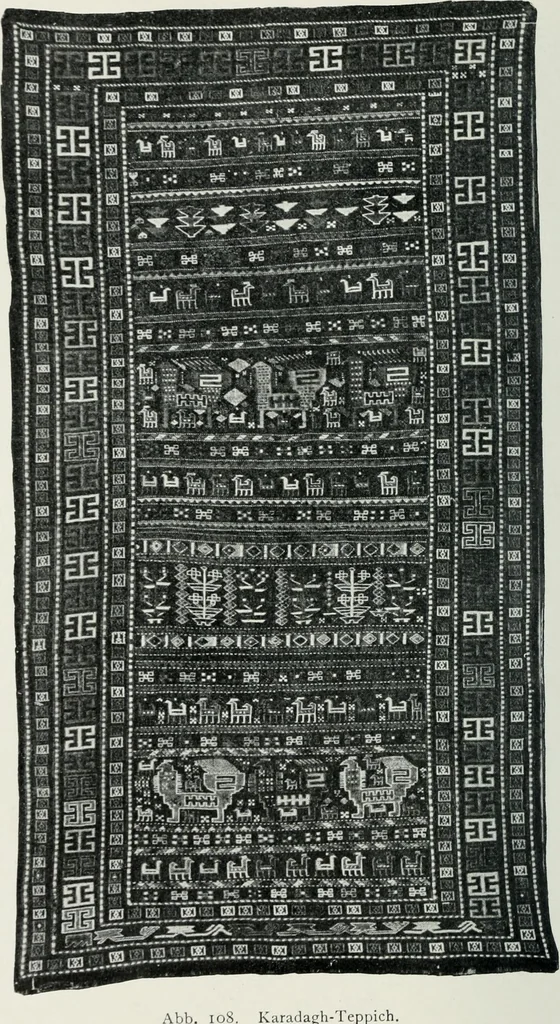An illustration from Handbuch der orientalischen Teppichkunde, 1922, leaf 204