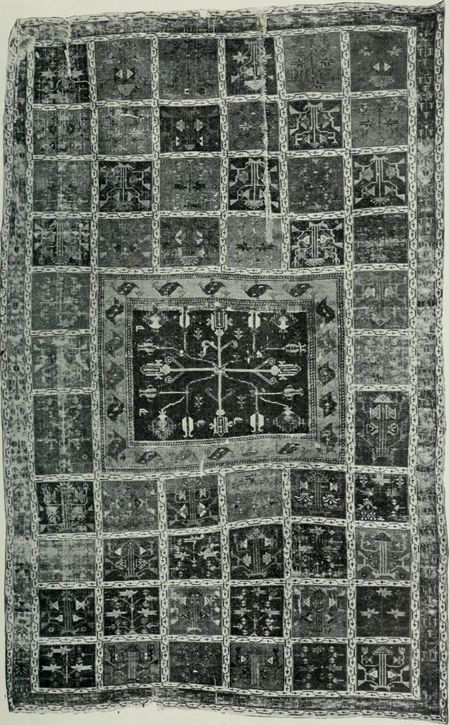 An illustration from Handbuch der orientalischen Teppichkunde, 1922, leaf 21