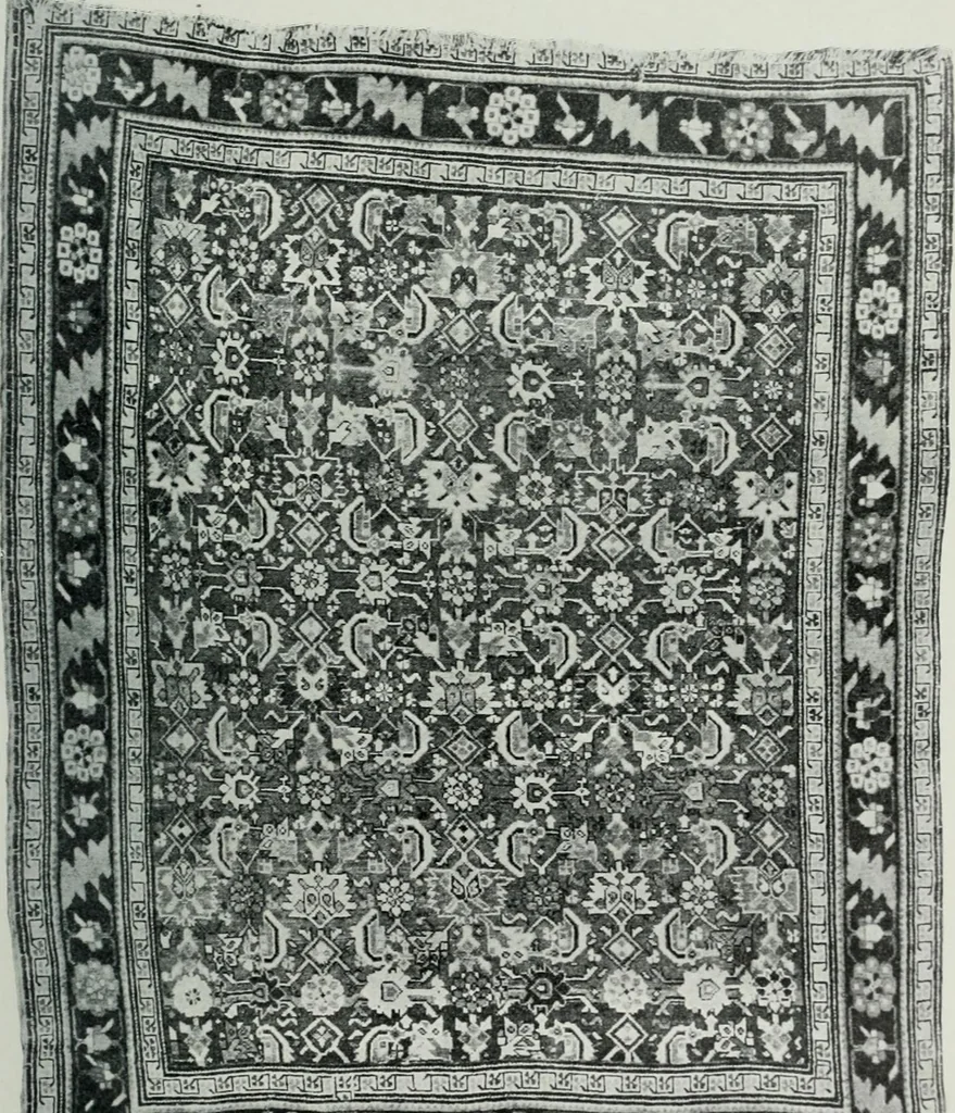 An illustration from Handbuch der orientalischen Teppichkunde, 1922, leaf 213