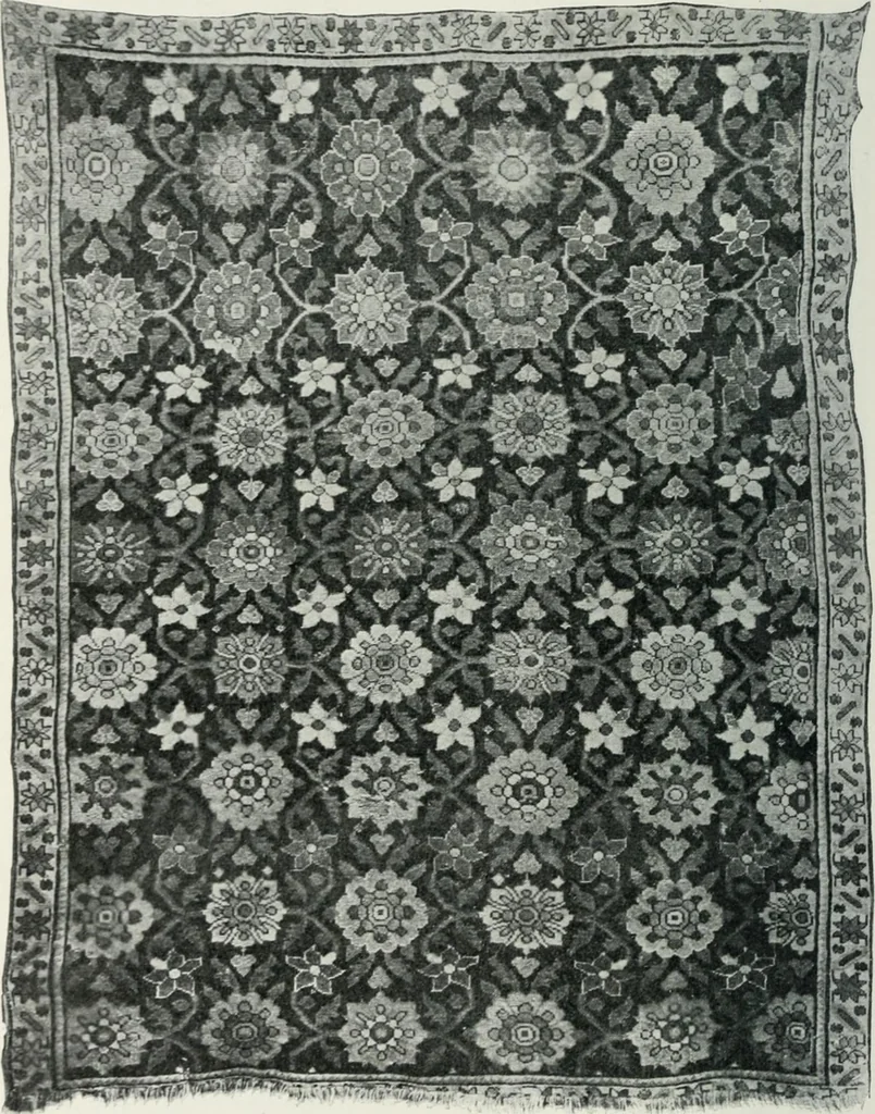 An illustration from Handbuch der orientalischen Teppichkunde, 1922, leaf 216