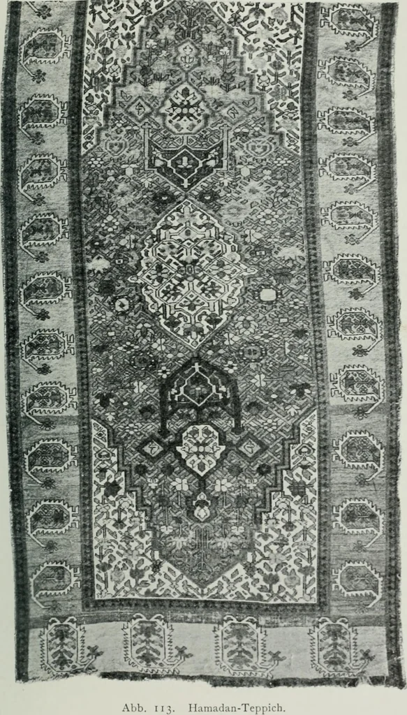 An illustration from Handbuch der orientalischen Teppichkunde, 1922, leaf 217