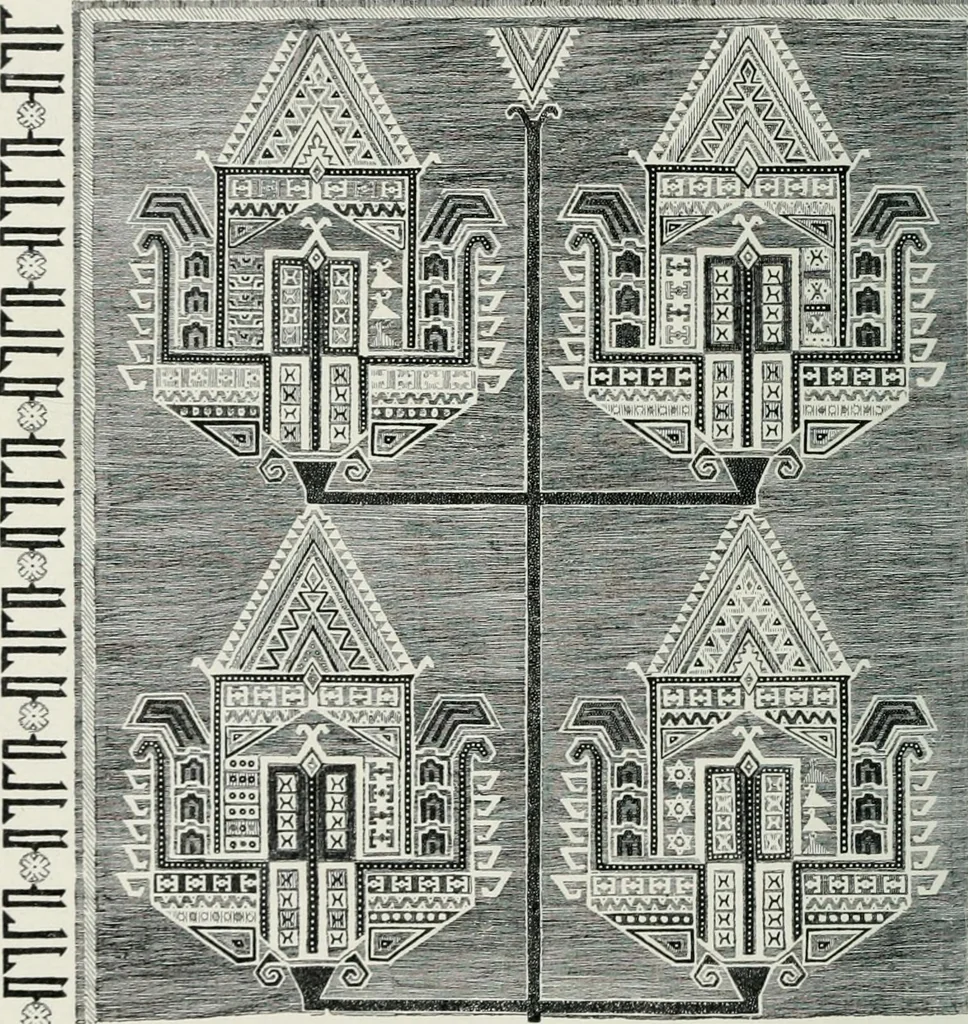 An illustration from Handbuch der orientalischen Teppichkunde, 1922, leaf 24
