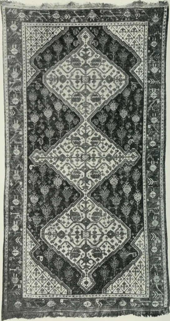 An illustration from Handbuch der orientalischen Teppichkunde, 1922, leaf 244