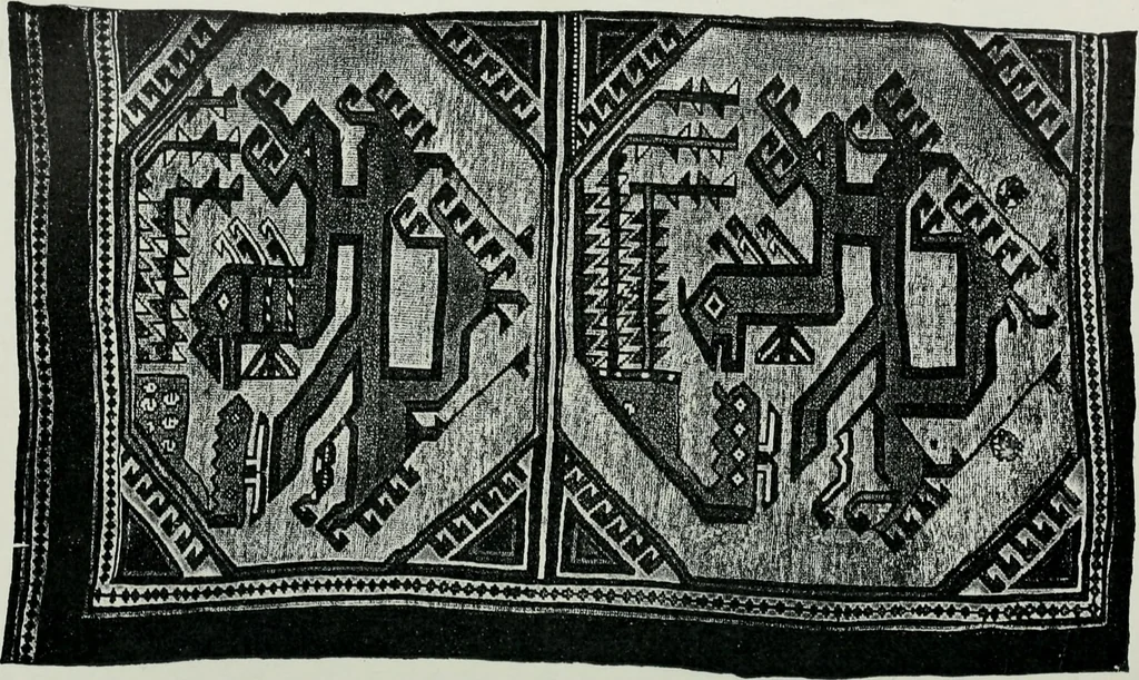 An illustration from Handbuch der orientalischen Teppichkunde, 1922, leaf 25