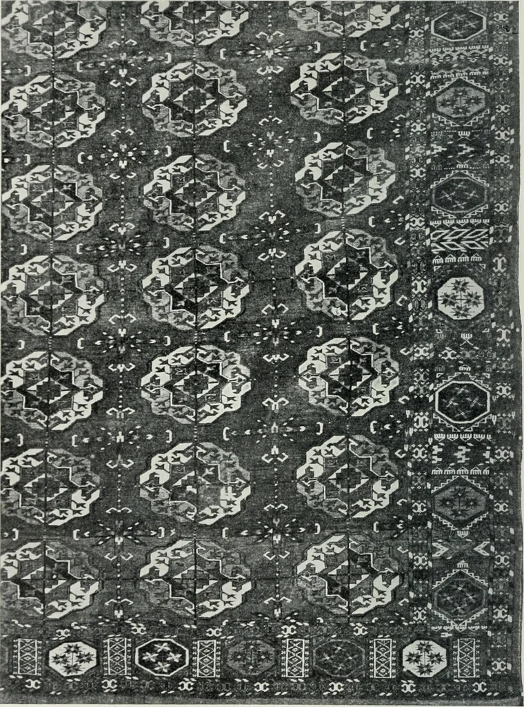 An illustration from Handbuch der orientalischen Teppichkunde, 1922, leaf 250