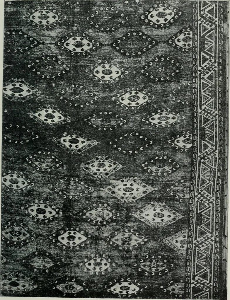 An illustration from Handbuch der orientalischen Teppichkunde, 1922, leaf 255