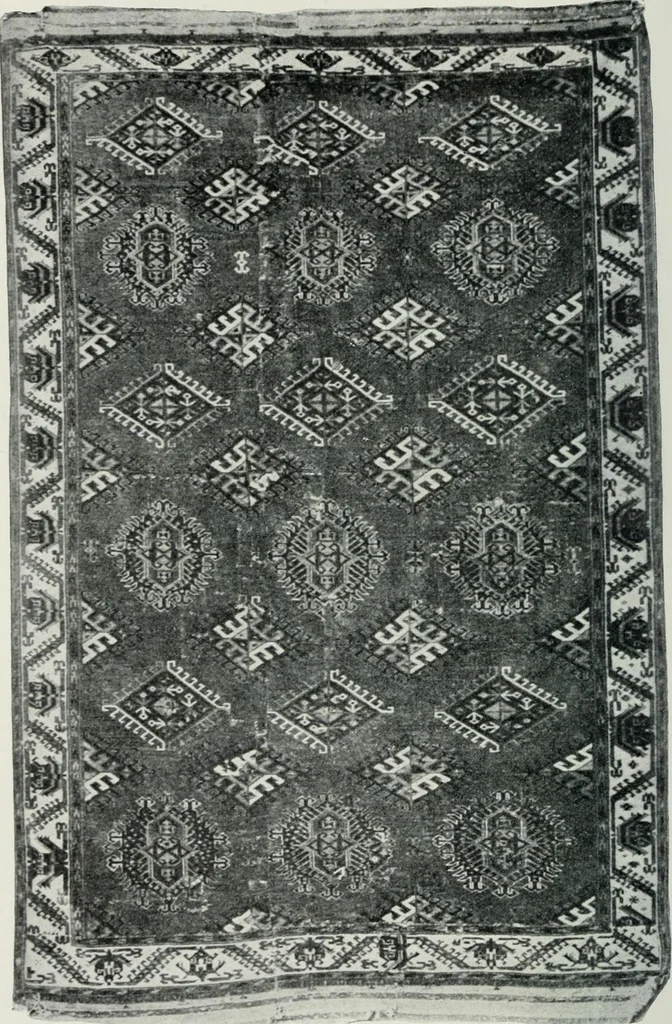 An illustration from Handbuch der orientalischen Teppichkunde, 1922, leaf 256