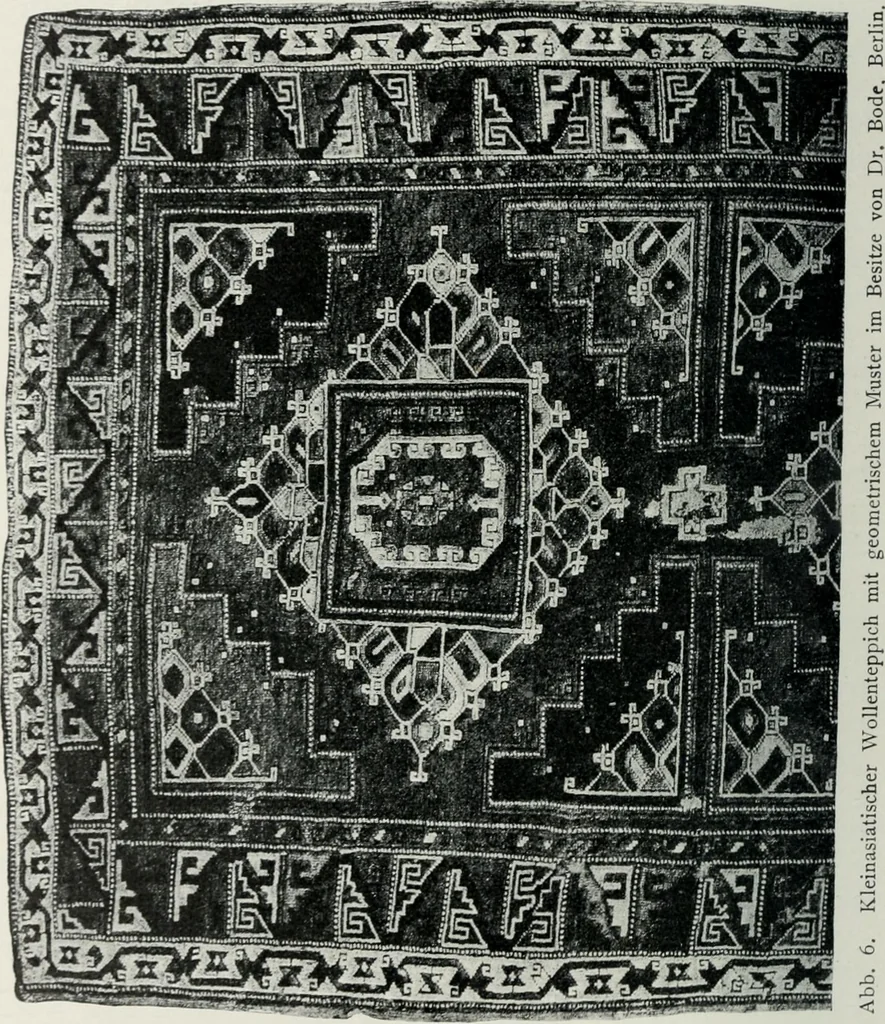 An illustration from Handbuch der orientalischen Teppichkunde, 1922, leaf 30
