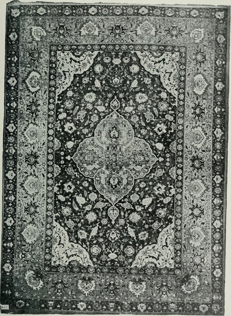An illustration from Handbuch der orientalischen Teppichkunde, 1922, leaf 43
