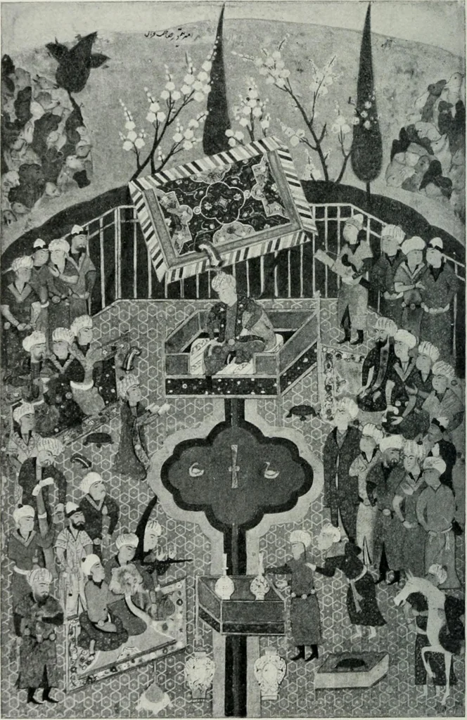 An illustration from Handbuch der orientalischen Teppichkunde, 1922, leaf 46