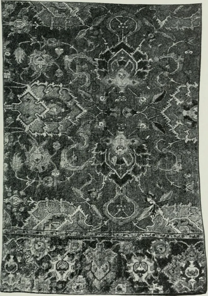 An illustration from Handbuch der orientalischen Teppichkunde, 1922, leaf 55