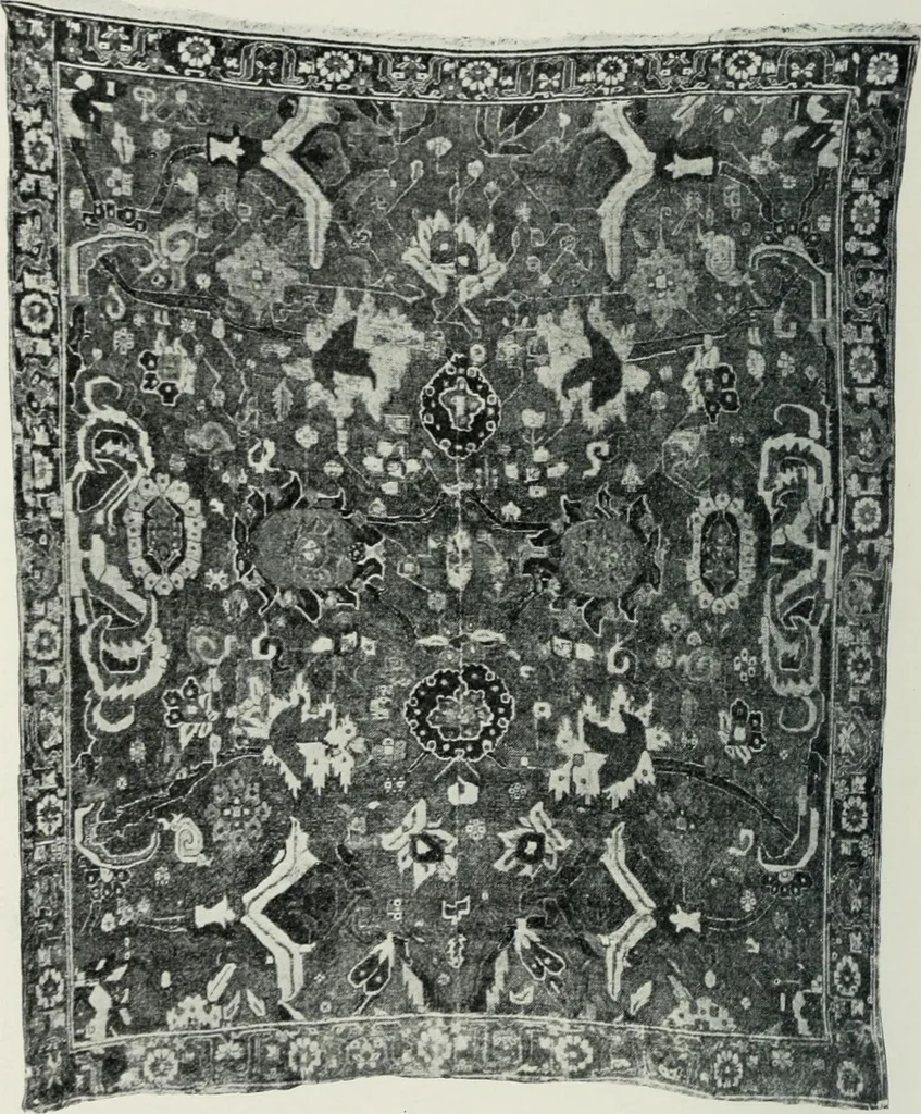 An illustration from Handbuch der orientalischen Teppichkunde, 1922, leaf 58