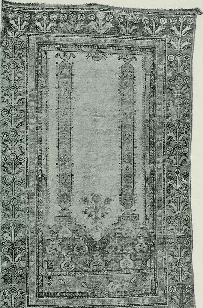 An illustration from Handbuch der orientalischen Teppichkunde, 1922, leaf 67