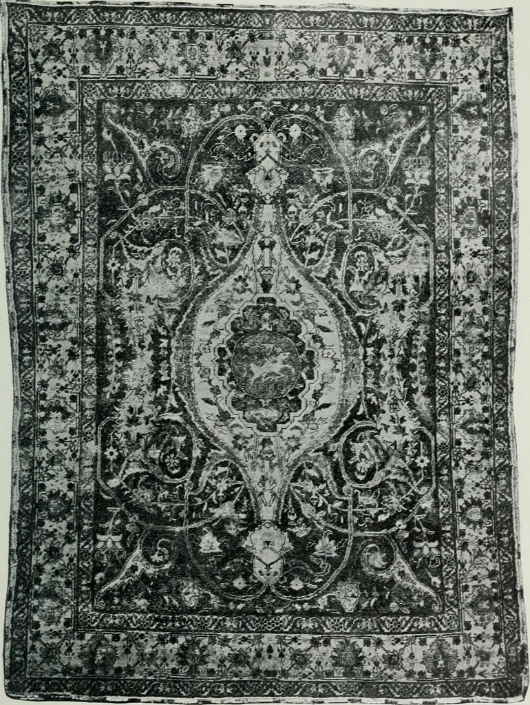 An illustration from Handbuch der orientalischen Teppichkunde, 1922, leaf 71