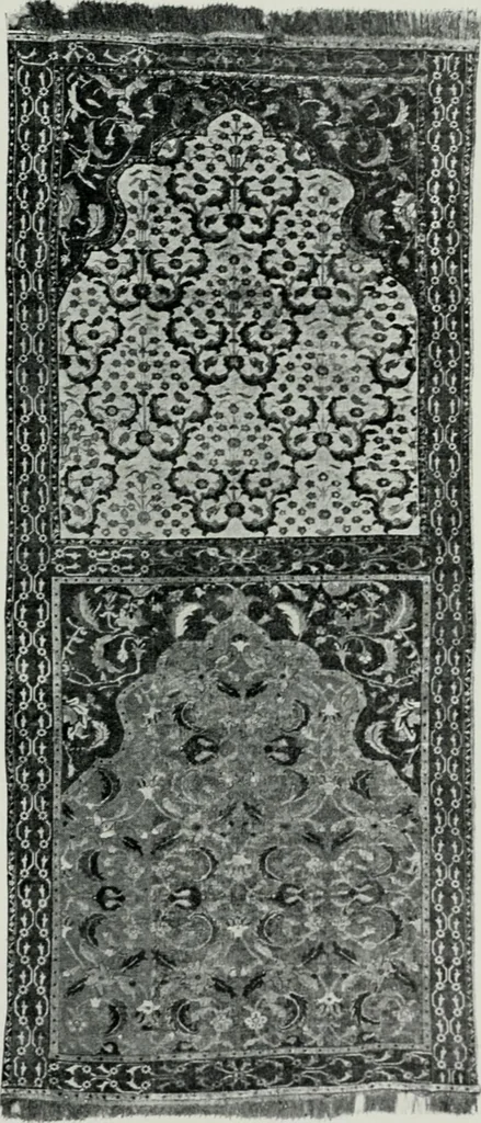 An illustration from Handbuch der orientalischen Teppichkunde, 1922, leaf 73
