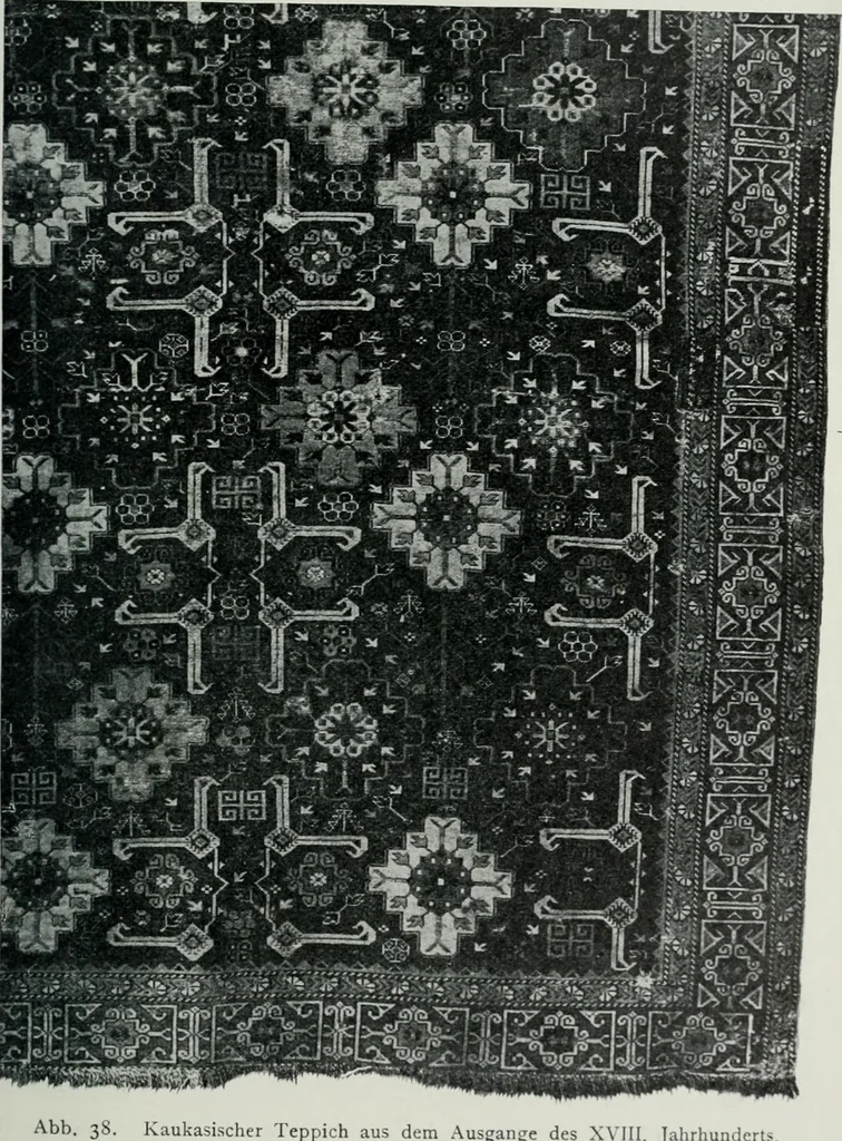 An illustration from Handbuch der orientalischen Teppichkunde, 1922, leaf 79