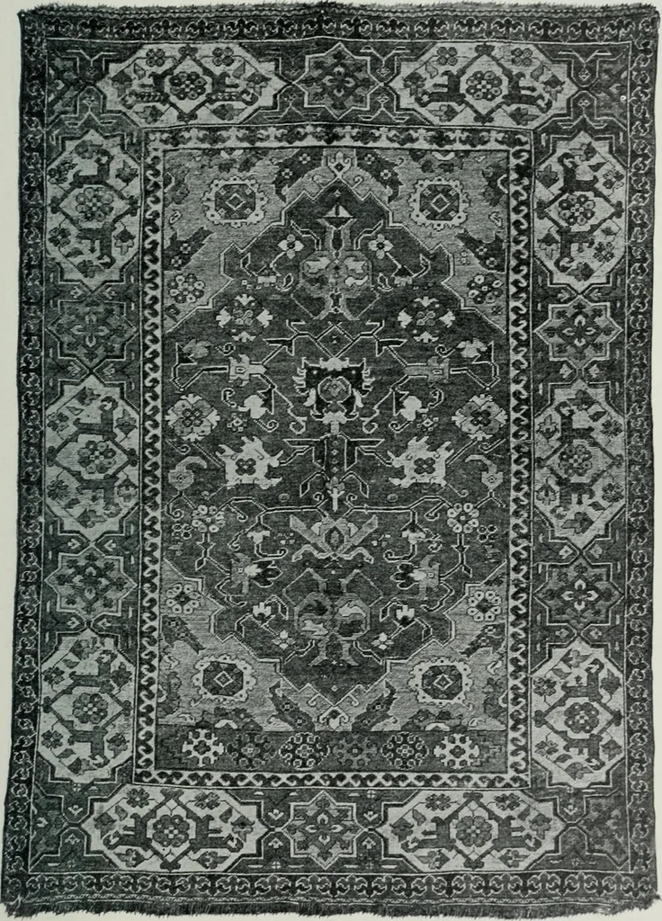 An illustration from Handbuch der orientalischen Teppichkunde, 1922, leaf 81