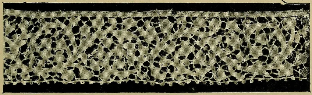 An illustration from Handbuch der Spitzenkunde, Technisches und Geschichtliches über die Näh-, Klöppel- und Maschinenspitzen, 1894, leaf 109
