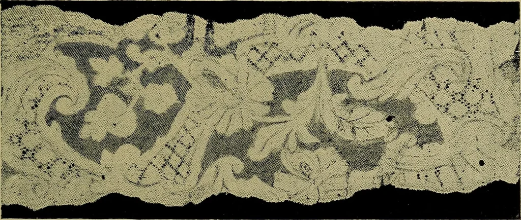 An illustration from Handbuch der Spitzenkunde, Technisches und Geschichtliches über die Näh-, Klöppel- und Maschinenspitzen, 1894, leaf 181