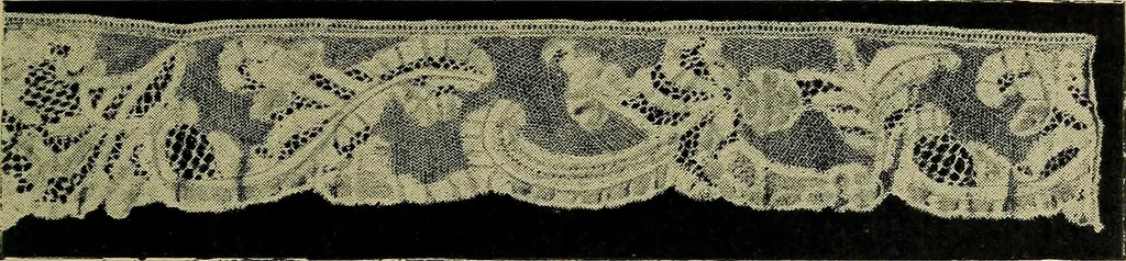 An illustration from Handbuch der Spitzenkunde, Technisches und Geschichtliches über die Näh-, Klöppel- und Maschinenspitzen, 1894, leaf 183