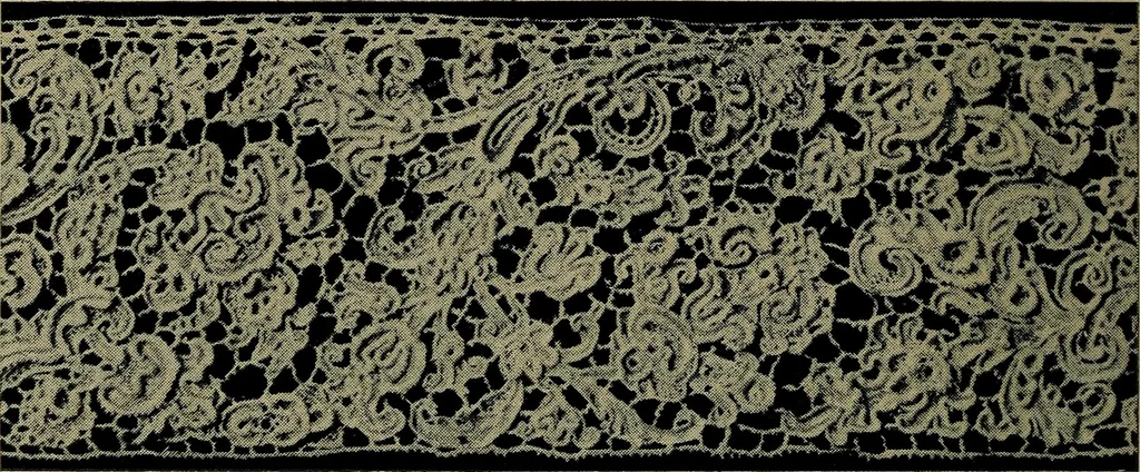 An illustration from Handbuch der Spitzenkunde, Technisches und Geschichtliches über die Näh-, Klöppel- und Maschinenspitzen, 1894, leaf 230