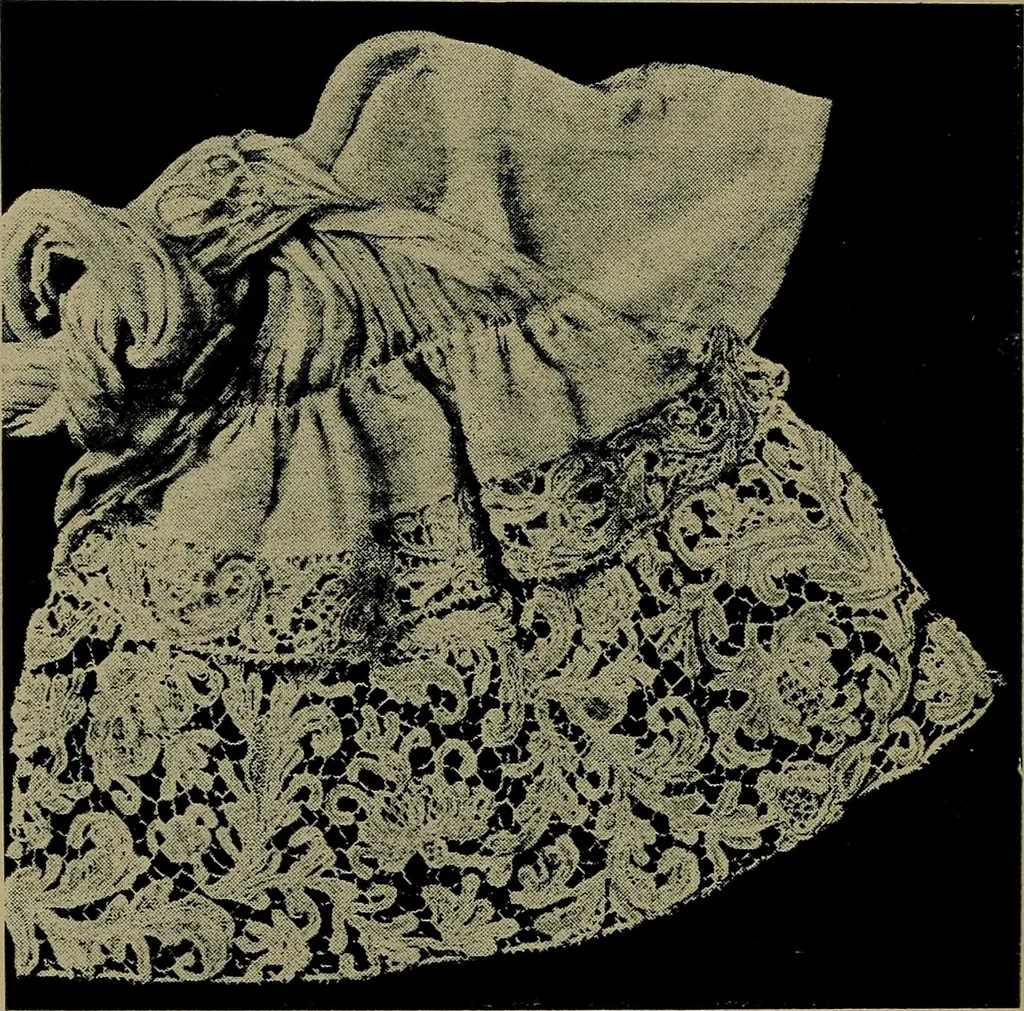 An illustration from Handbuch der Spitzenkunde, Technisches und Geschichtliches über die Näh-, Klöppel- und Maschinenspitzen, 1894, leaf 256