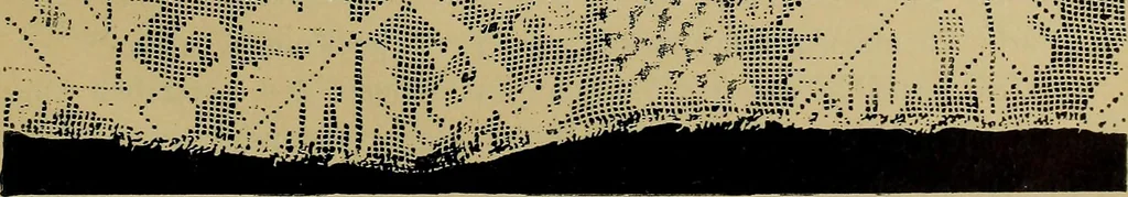 An illustration from Handbuch der Spitzenkunde, Technisches und Geschichtliches über die Näh-, Klöppel- und Maschinenspitzen, 1894, leaf 47