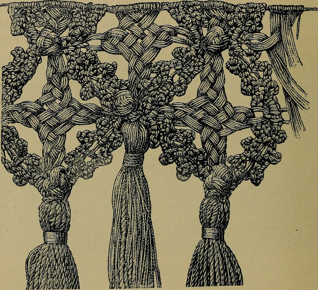 An illustration from Handbuch der Spitzenkunde, Technisches und Geschichtliches über die Näh-, Klöppel- und Maschinenspitzen, 1894, leaf 54