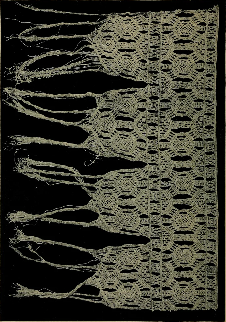 An illustration from Handbuch der Spitzenkunde, Technisches und Geschichtliches über die Näh-, Klöppel- und Maschinenspitzen, 1894, leaf 56