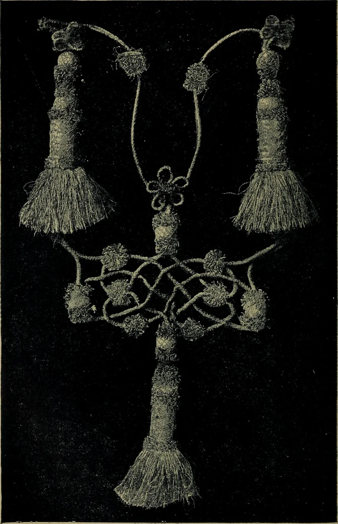 An illustration from Handbuch der Spitzenkunde, Technisches und Geschichtliches über die Näh-, Klöppel- und Maschinenspitzen, 1894, leaf 58
