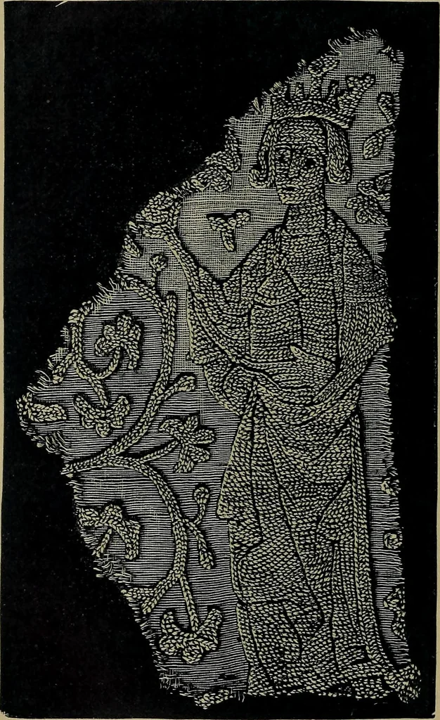 An illustration from Handbuch der Spitzenkunde, Technisches und Geschichtliches über die Näh-, Klöppel- und Maschinenspitzen, 1894, leaf 68