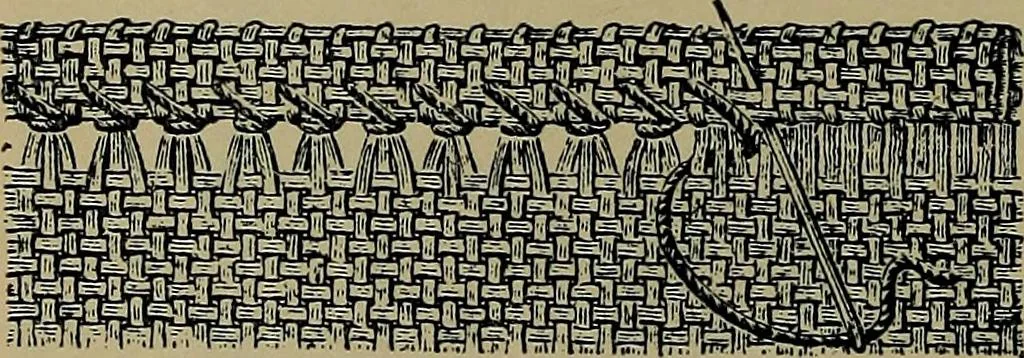 An illustration from Handbuch der Spitzenkunde, Technisches und Geschichtliches über die Näh-, Klöppel- und Maschinenspitzen, 1894, leaf 70