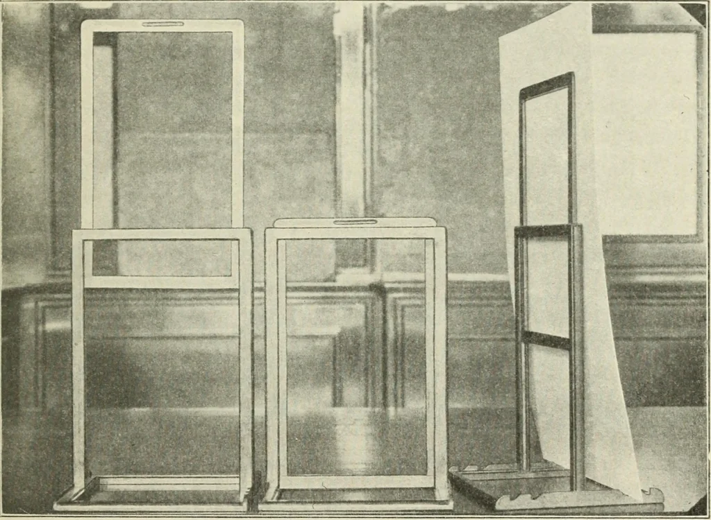 An illustration from Handbuch für kupferstichsammlungen ; vorschläge zu deren anlage und führung, 1916, leaf 37