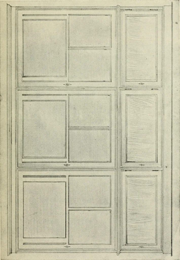 An illustration from Handbuch für kupferstichsammlungen ; vorschläge zu deren anlage und führung, 1916, leaf 43