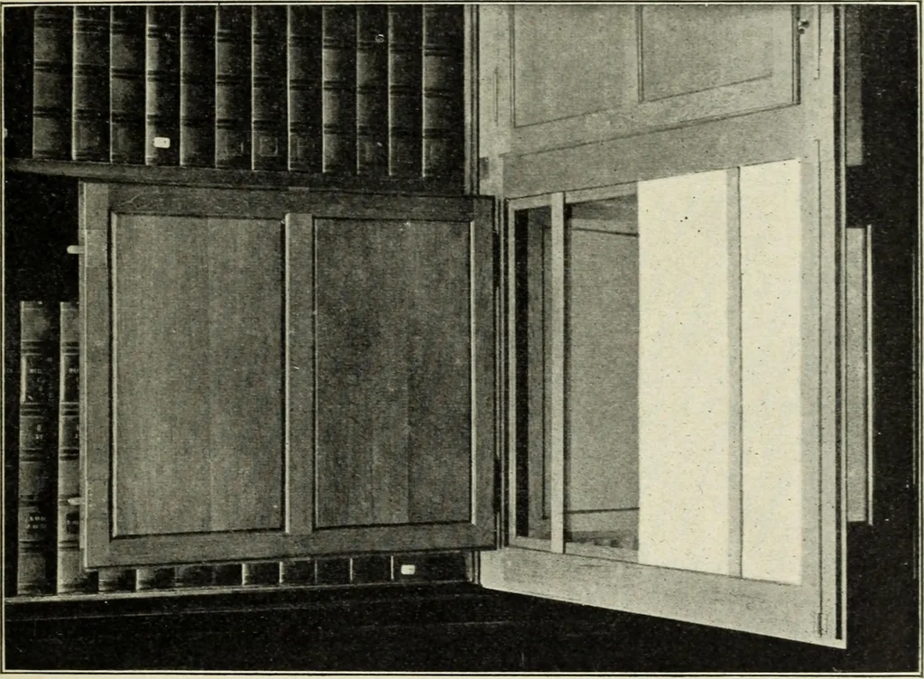 An illustration from Handbuch für kupferstichsammlungen ; vorschläge zu deren anlage und führung, 1916, leaf 45