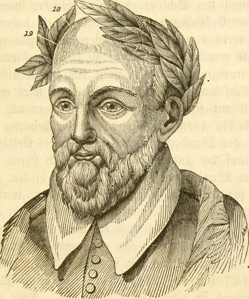 An illustration from Handbuch der Phrenologie, 1845, leaf 181